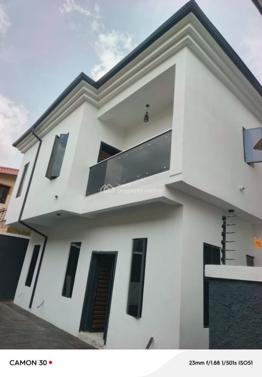 New 4 Bedroom Detached Duplex with Bq, Gra Phase 1, Magodo, Lagos, Detached Duplex for Sale