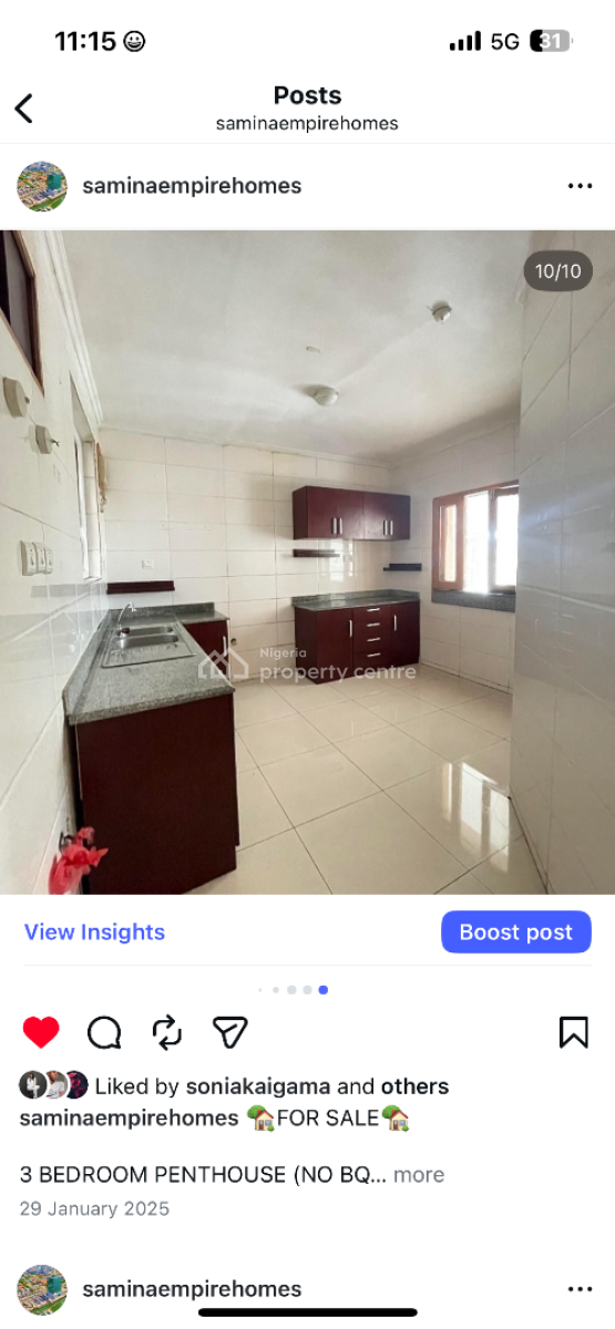 3bedroom Apartment, Cromwell Estate,chevron, Lekki, Lagos, Flat / Apartment for Sale