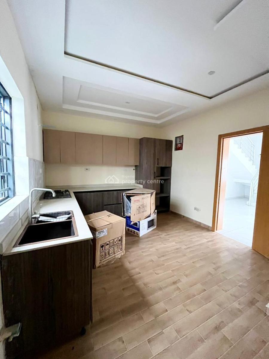 4 Bedroom Semi Detached Duplex with Security House and Bq, Atlantic City Estate, New Road, Alpha Beach Road Chevron., Lekki, Lagos, Semi-detached Duplex for Rent