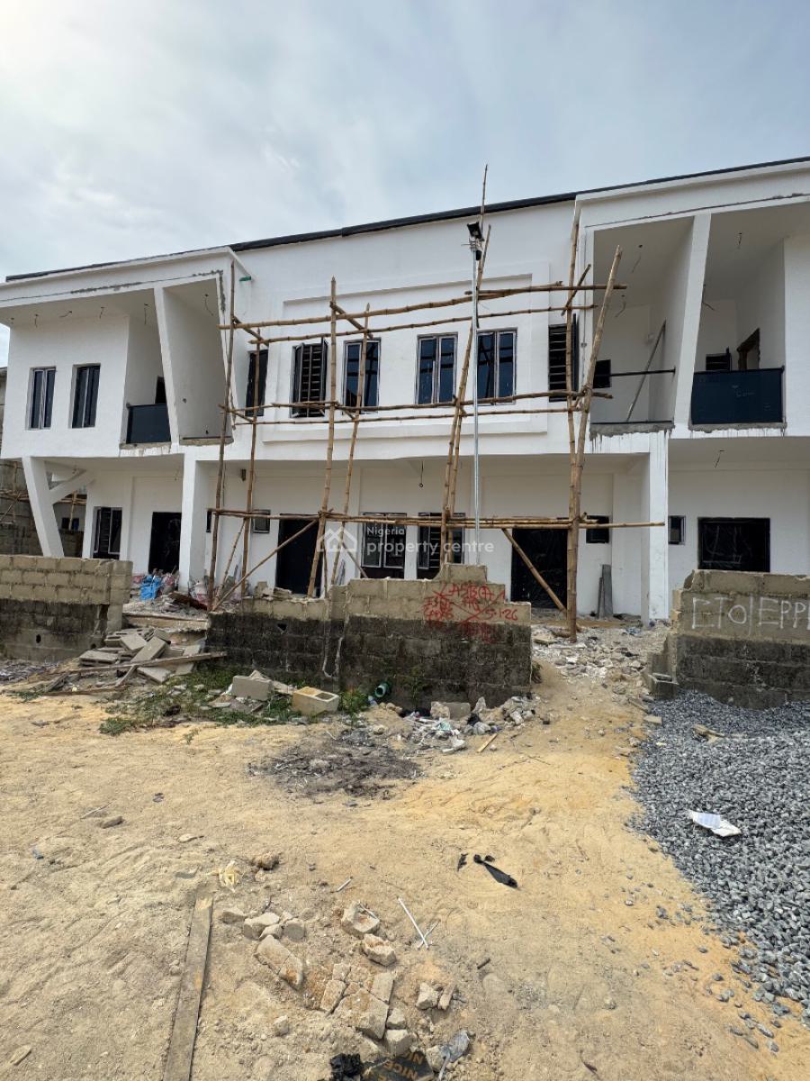 2 Bedroom Terrace Duplex with Private Compound Space, Sangotedo, Ajah, Lagos, Semi-detached Duplex for Sale