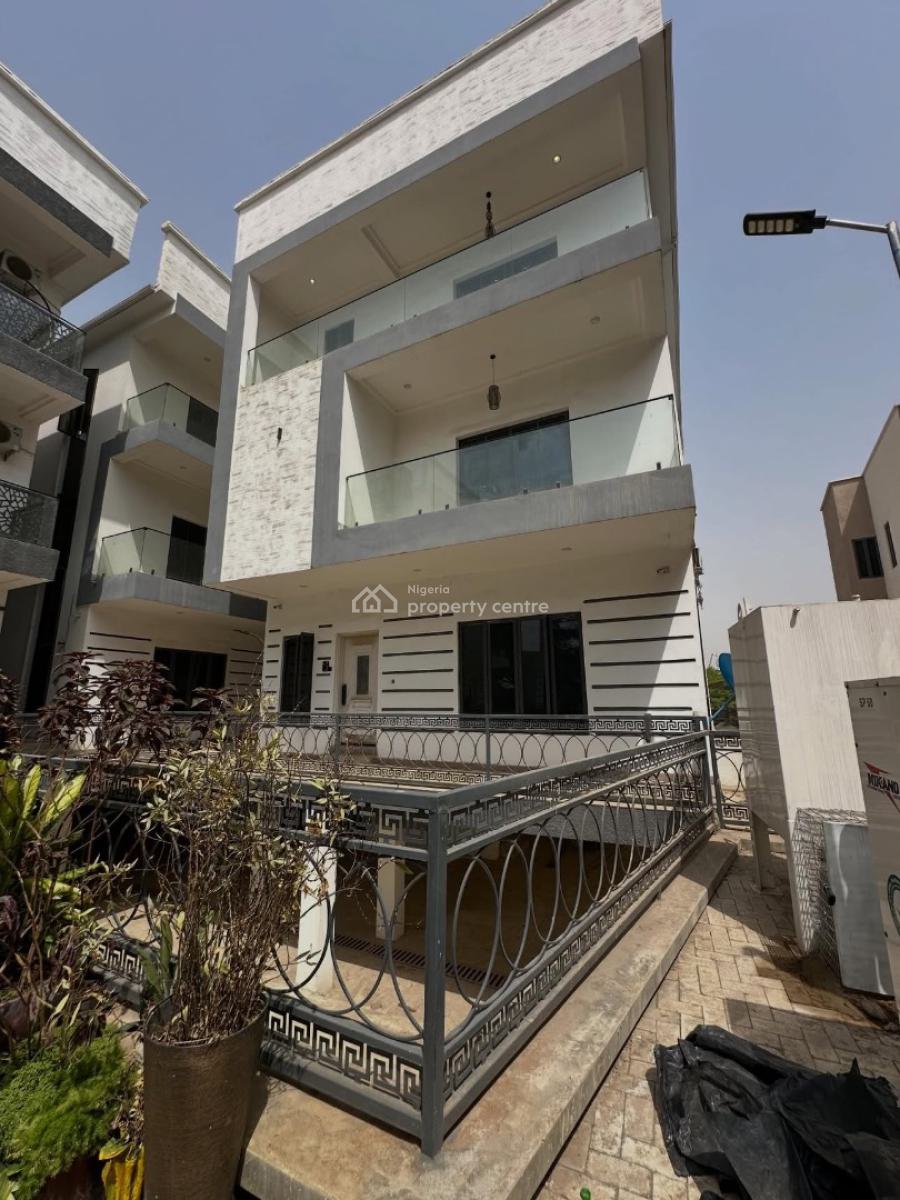 Elegant 5bedroom Detached Duplex with Solar, Cctv, Basement & Bq, Utako, Abuja, Detached Duplex for Sale
