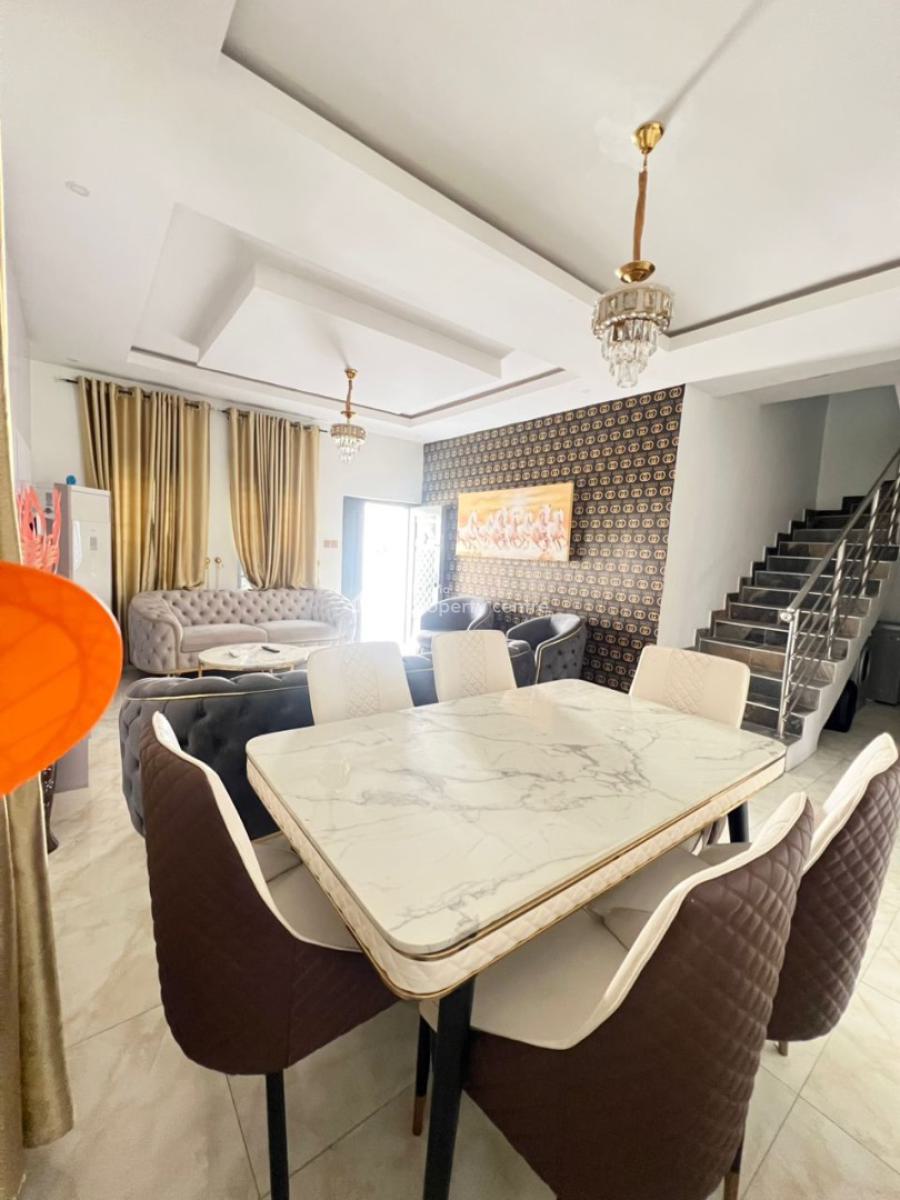 Fully Furnished 4 Bedrooms Terrace Duplex, Ajah, Lagos, Terraced Duplex for Sale