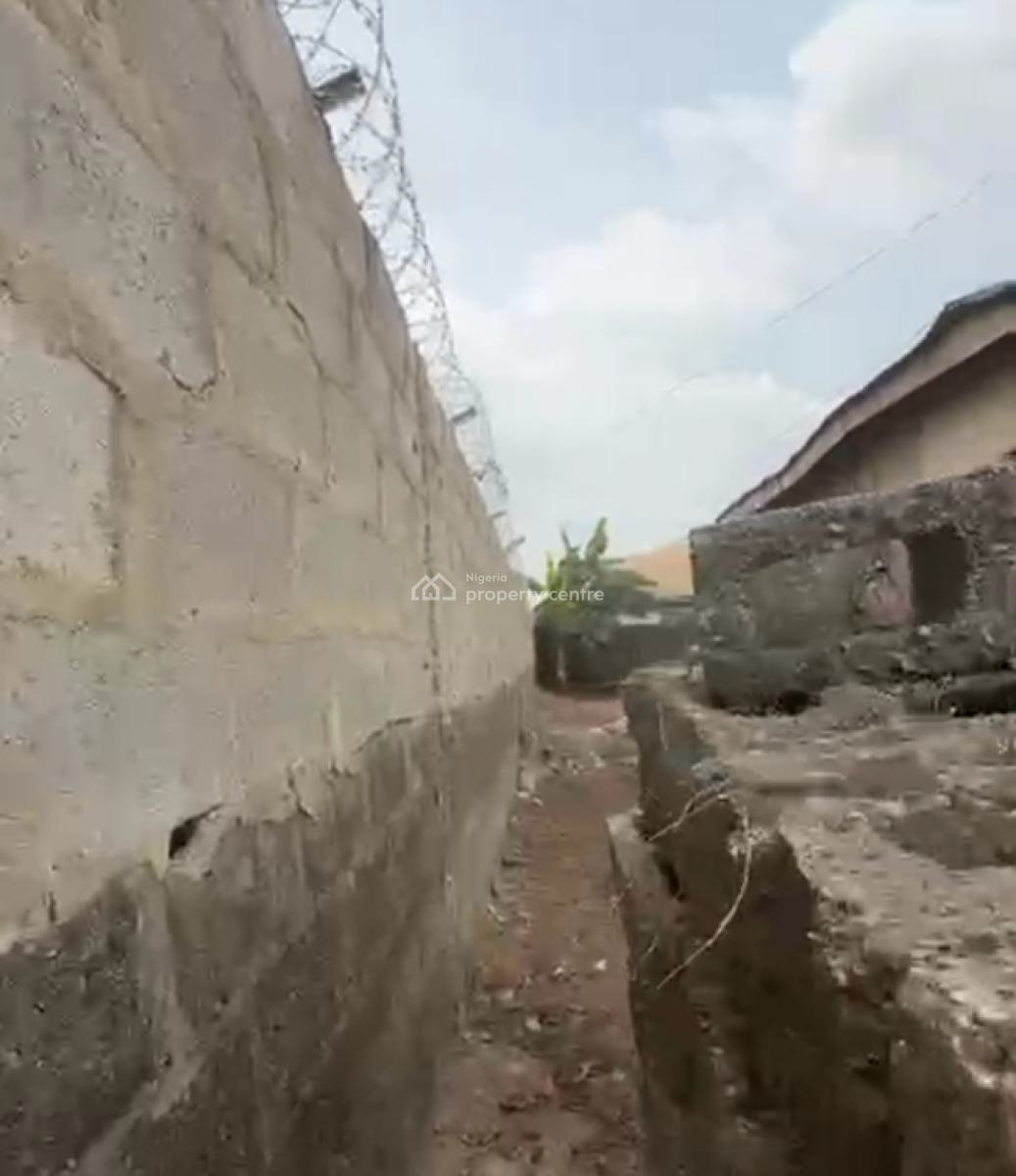 Half Plot of Land with 3 Bedroom Uncompleted House on It, Alagbado, Ifako-ijaiye, Lagos, Land for Sale