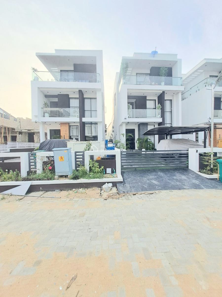 Well Built Furnished 5 Bedroom Detached with Bq, Pool, Cinema, By Lekki County Homes, Ikota, Lekki, Lagos, Detached Duplex for Rent
