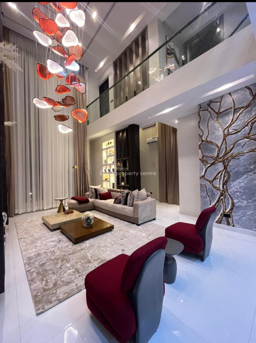 Well Built Furnished 5 Bedroom Detached with Bq, Pool, Cinema, By Lekki County Homes, Ikota, Lekki, Lagos, Detached Duplex for Rent