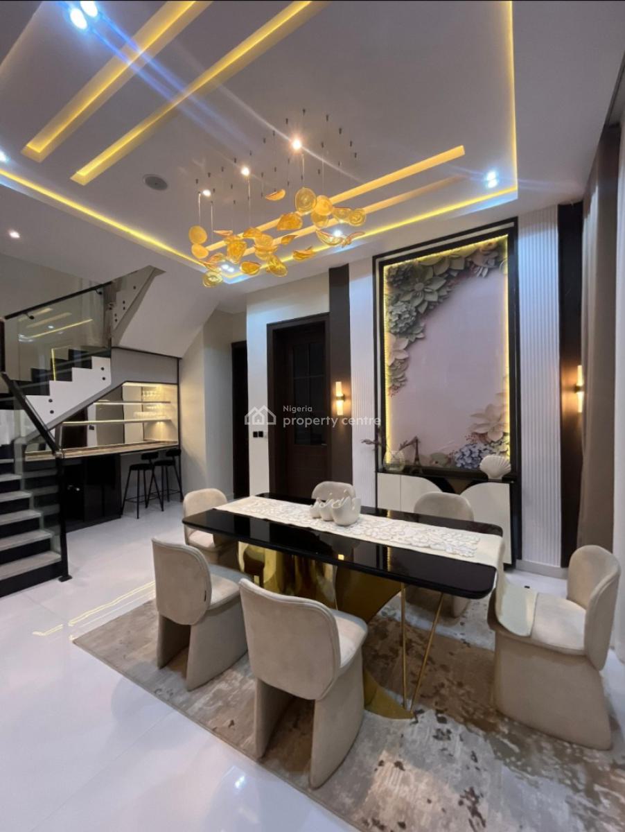 Well Built Furnished 5 Bedroom Detached with Bq, Pool, Cinema, By Lekki County Homes, Ikota, Lekki, Lagos, Detached Duplex for Rent