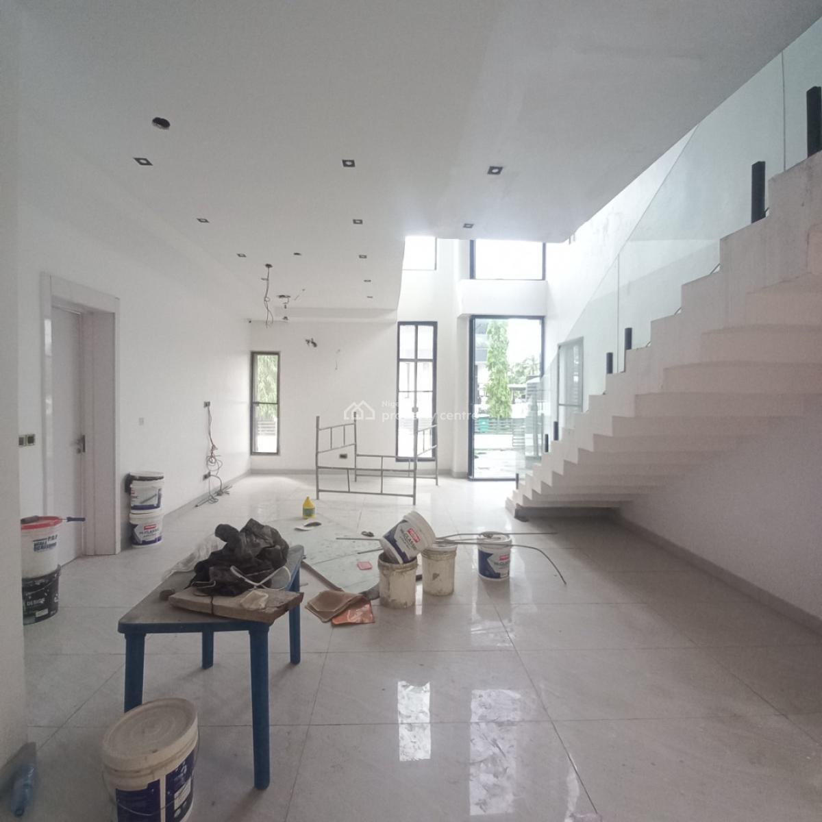 Gigantic 5 Bedroom Detached Duplex with Pool, Bq, Osapa, Lekki, Lagos, Detached Duplex for Sale