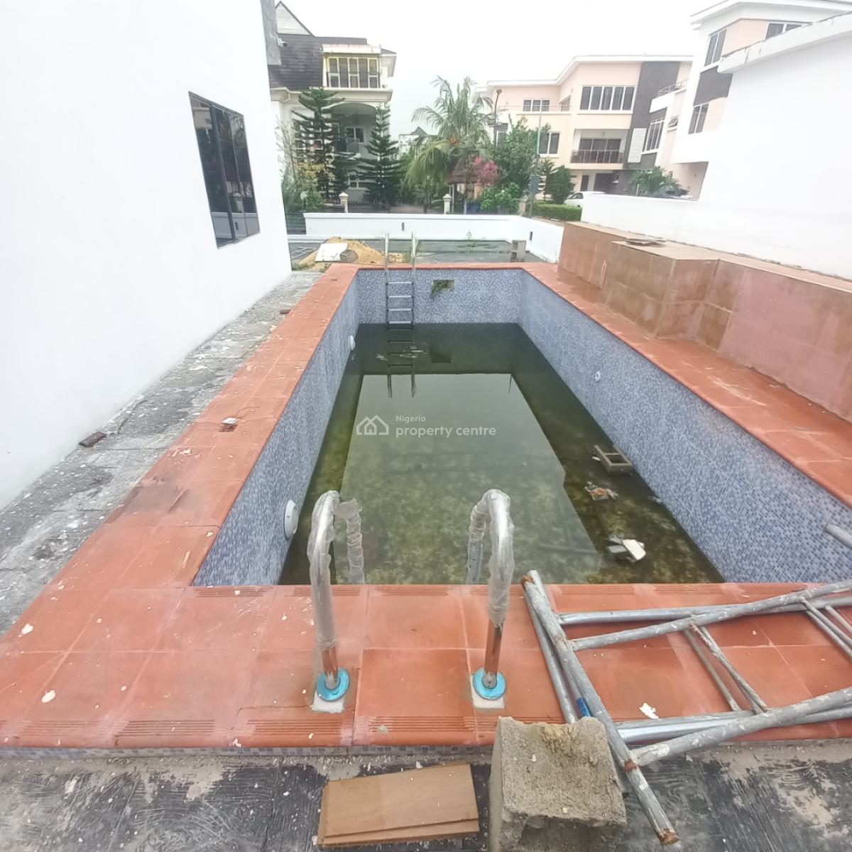 Gigantic 5 Bedroom Detached Duplex with Pool, Bq, Osapa, Lekki, Lagos, Detached Duplex for Sale