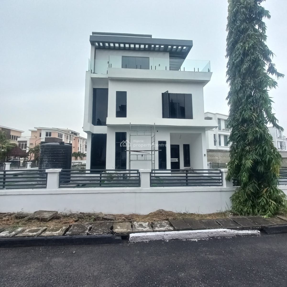 Gigantic 5 Bedroom Detached Duplex with Pool, Bq, Osapa, Lekki, Lagos, Detached Duplex for Sale