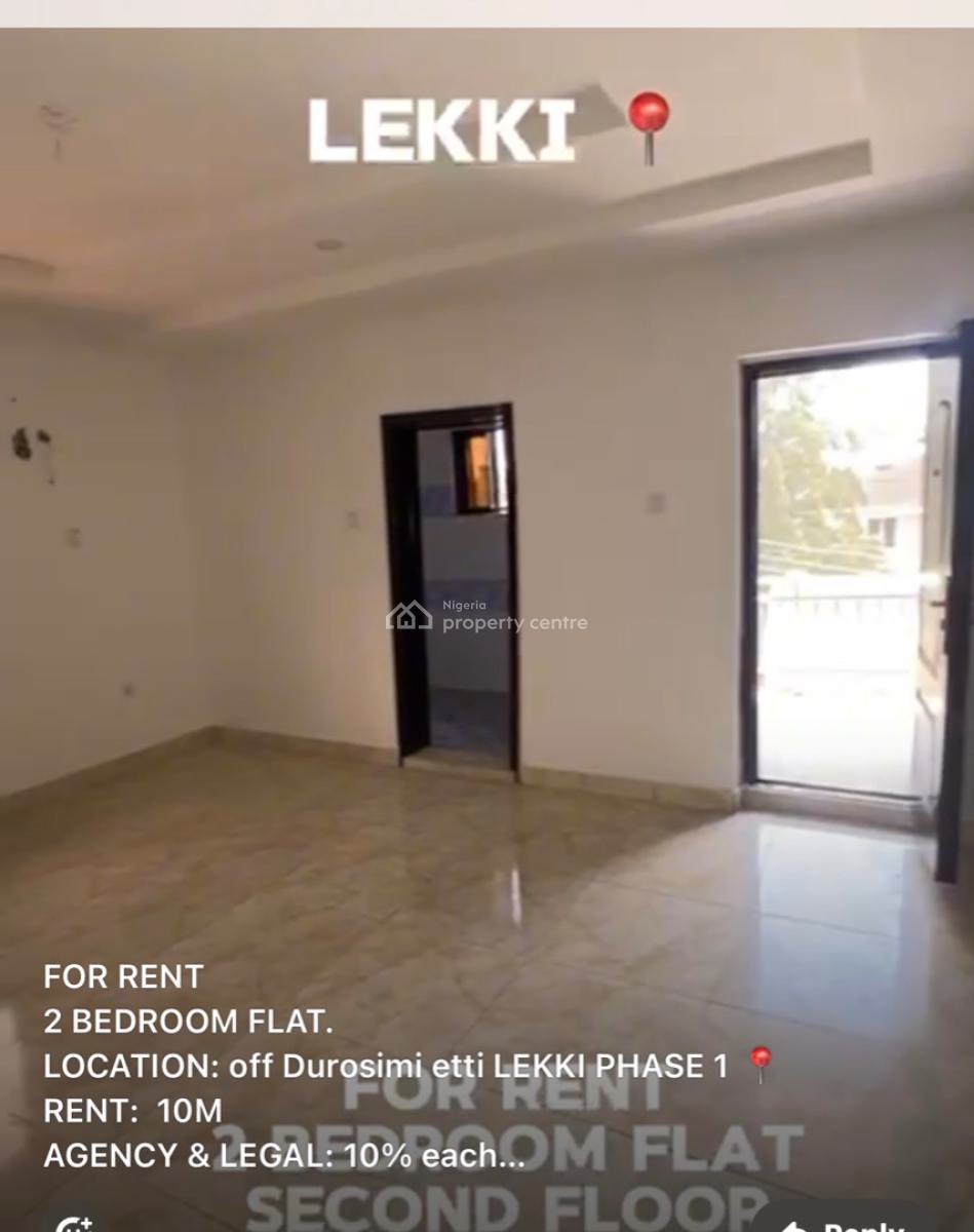 Two Bedroom Apartment, Lekki Phase 1, Lekki, Lagos, Flat / Apartment for Rent