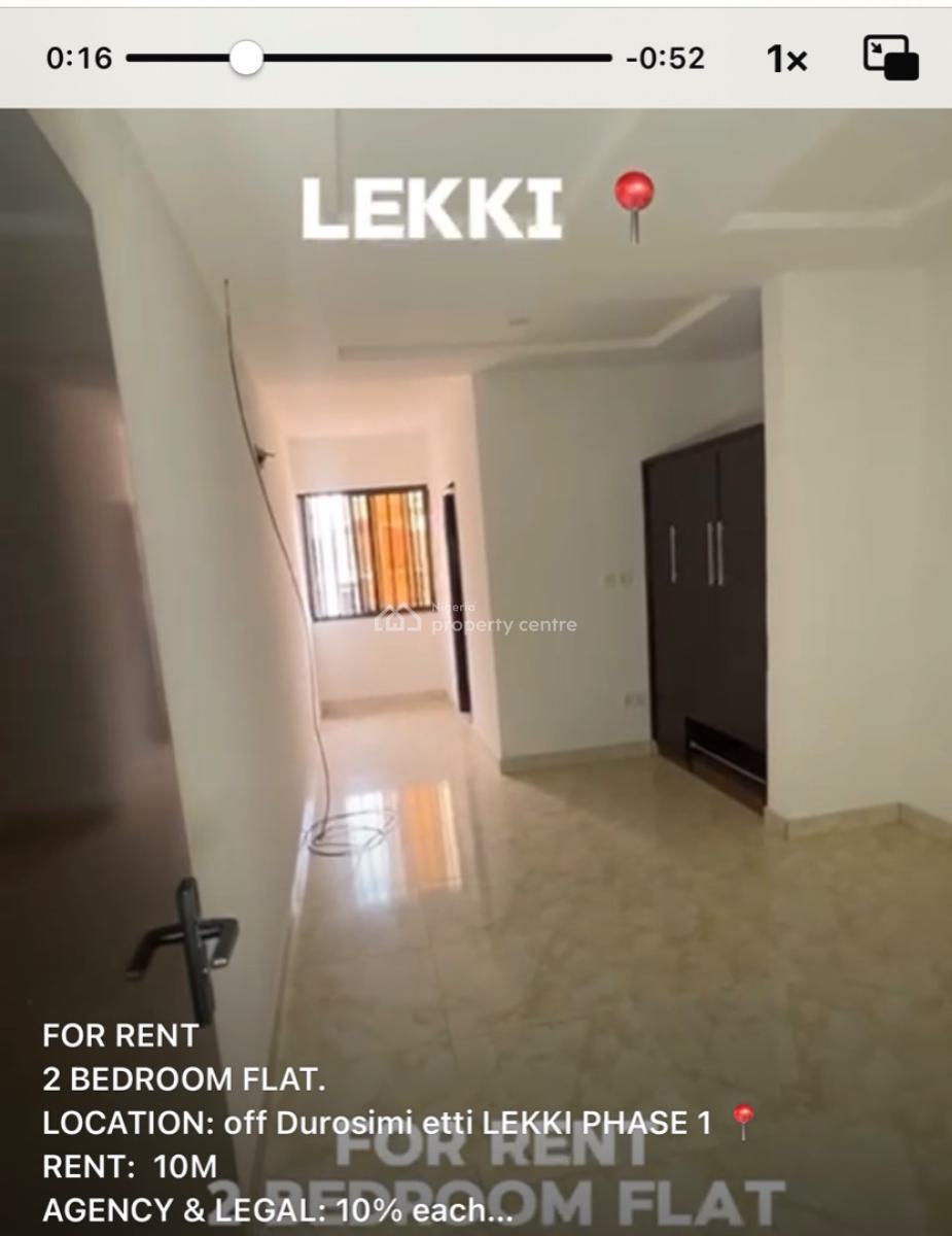 Two Bedroom Apartment, Lekki Phase 1, Lekki, Lagos, Flat / Apartment for Rent