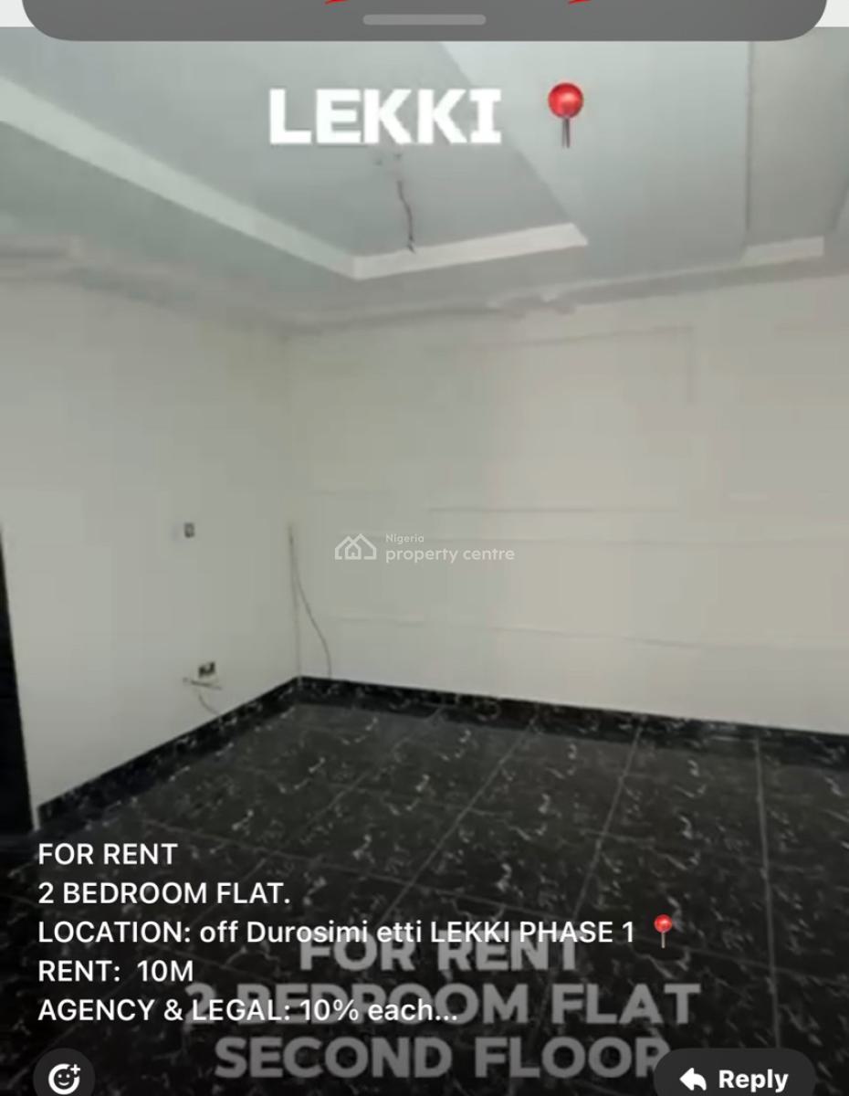Two Bedroom Apartment, Lekki Phase 1, Lekki, Lagos, Flat / Apartment for Rent