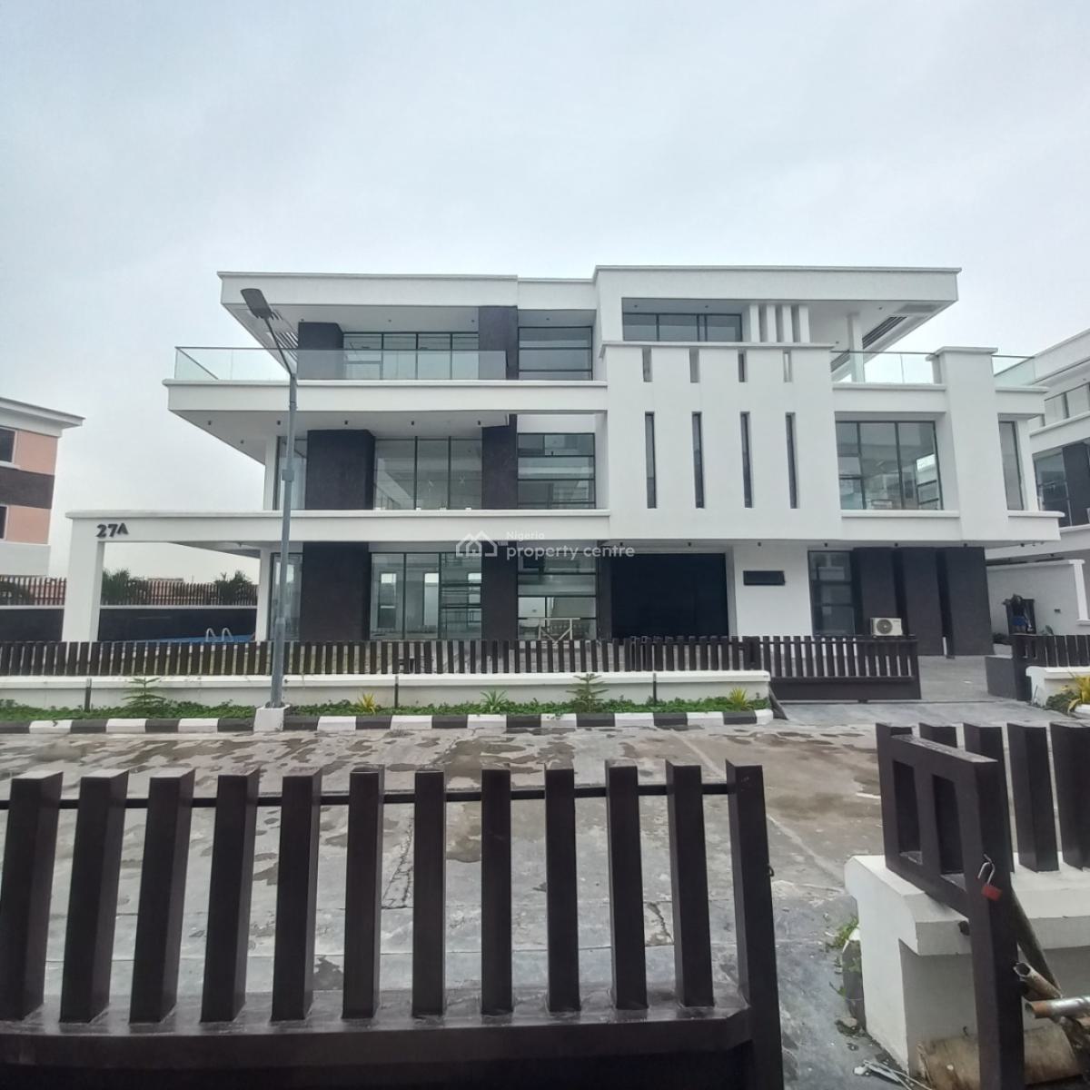 Exquisite 5 Bedroom Mansion with Pool,gym,cinema, Osapa, Lekki, Lagos, Detached Duplex for Sale