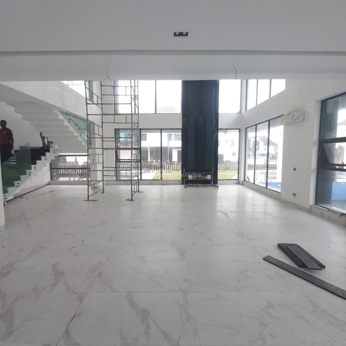 Exquisite 5 Bedroom Mansion with Pool,gym,cinema, Osapa, Lekki, Lagos, Detached Duplex for Sale