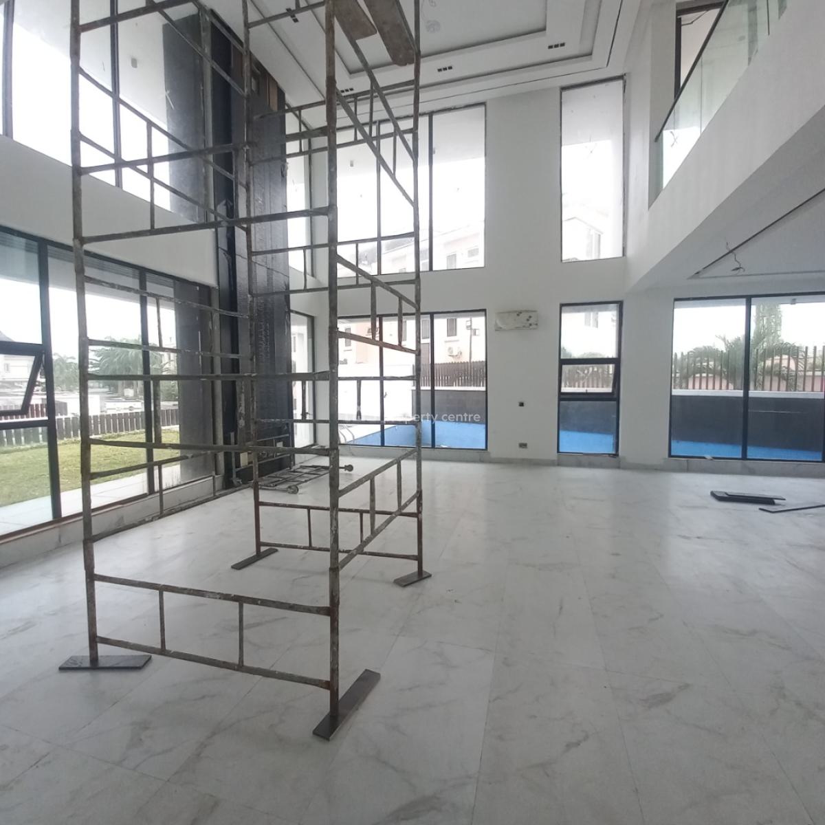 Exquisite 5 Bedroom Mansion with Pool,gym,cinema, Osapa, Lekki, Lagos, Detached Duplex for Sale