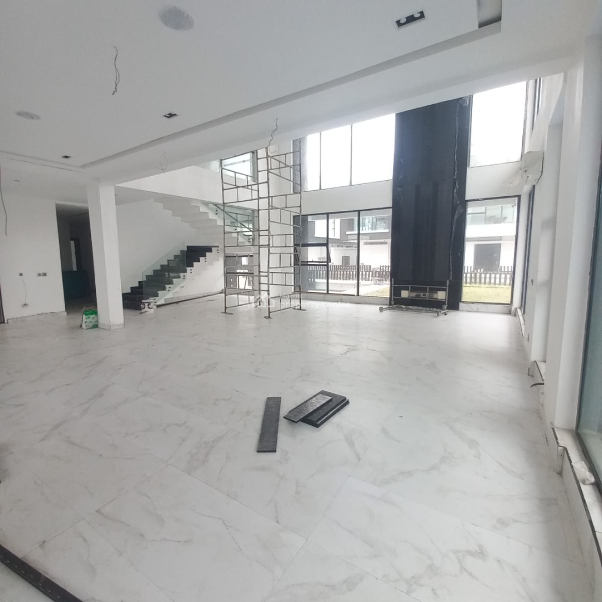 Exquisite 5 Bedroom Mansion with Pool,gym,cinema, Osapa, Lekki, Lagos, Detached Duplex for Sale