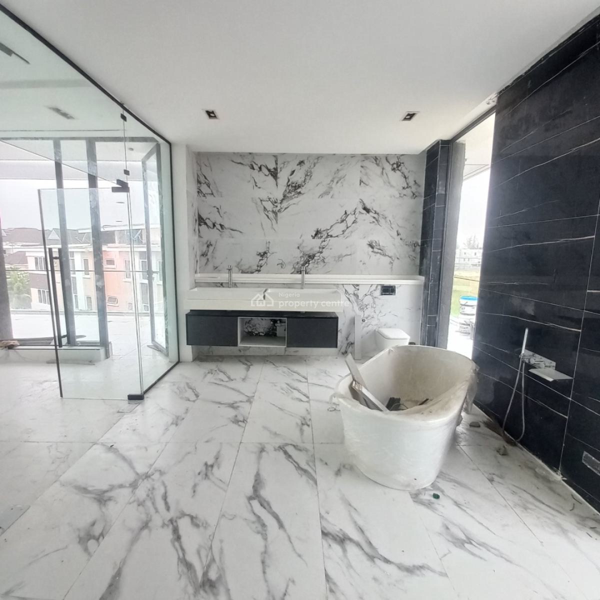 Exquisite 5 Bedroom Mansion with Pool,gym,cinema, Osapa, Lekki, Lagos, Detached Duplex for Sale