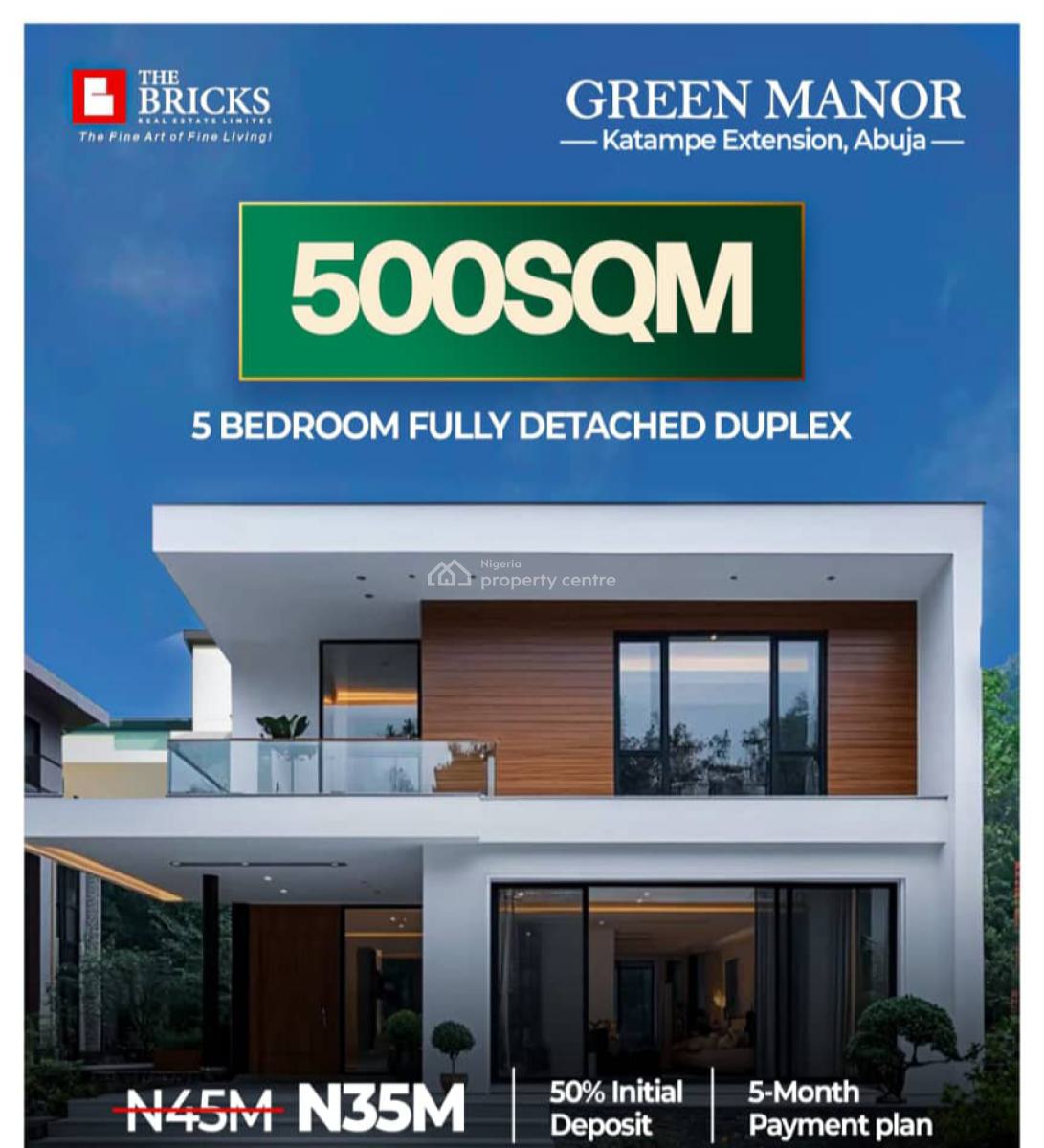 Land in a Nice Estate, Green Manor, Katampe, Abuja, Residential Land for Sale