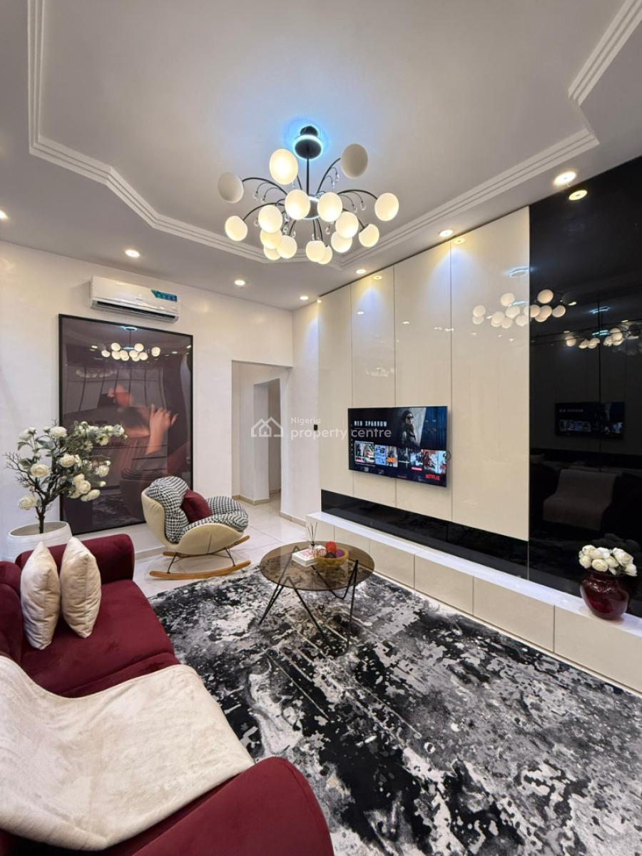 Luxurious 1 Bedroom Apartment with Private Cinema & Bathub, Lekki, Lagos, Flat / Apartment Short Let