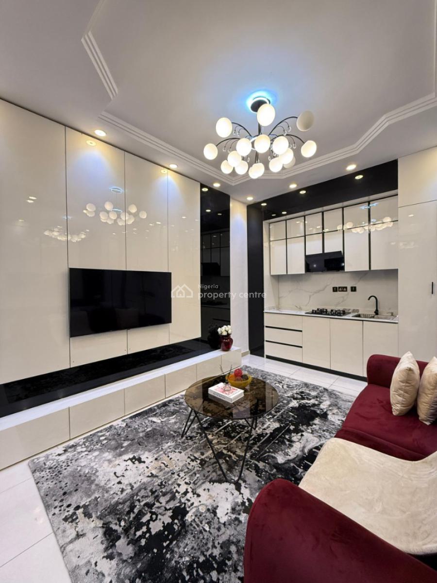 Luxurious 1 Bedroom Apartment with Private Cinema & Bathub, Lekki, Lagos, Flat / Apartment Short Let