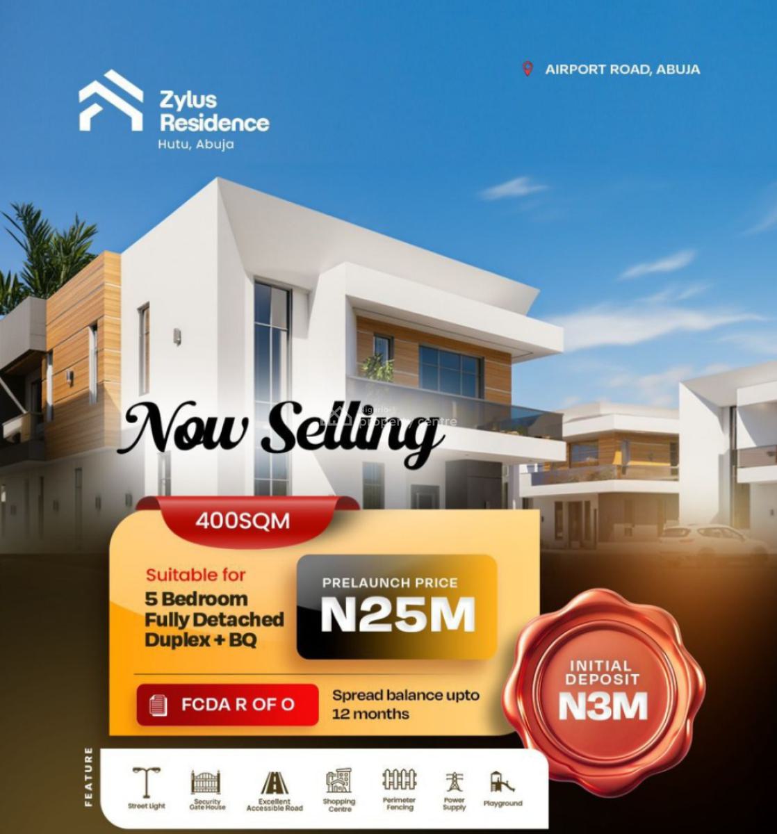 Buy and Build Plot, Zylus Residences Located in Hutu, Lugbe District, Abuja, Residential Land for Sale