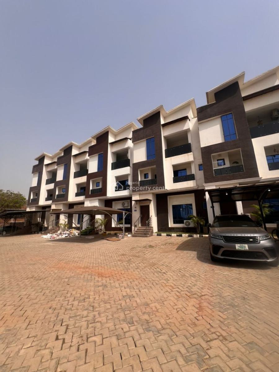 a Well Built Serviced 4-bedroom Terrace Duplex + 1 Bq, Gilmore, Jahi, Abuja, Terraced Duplex for Rent