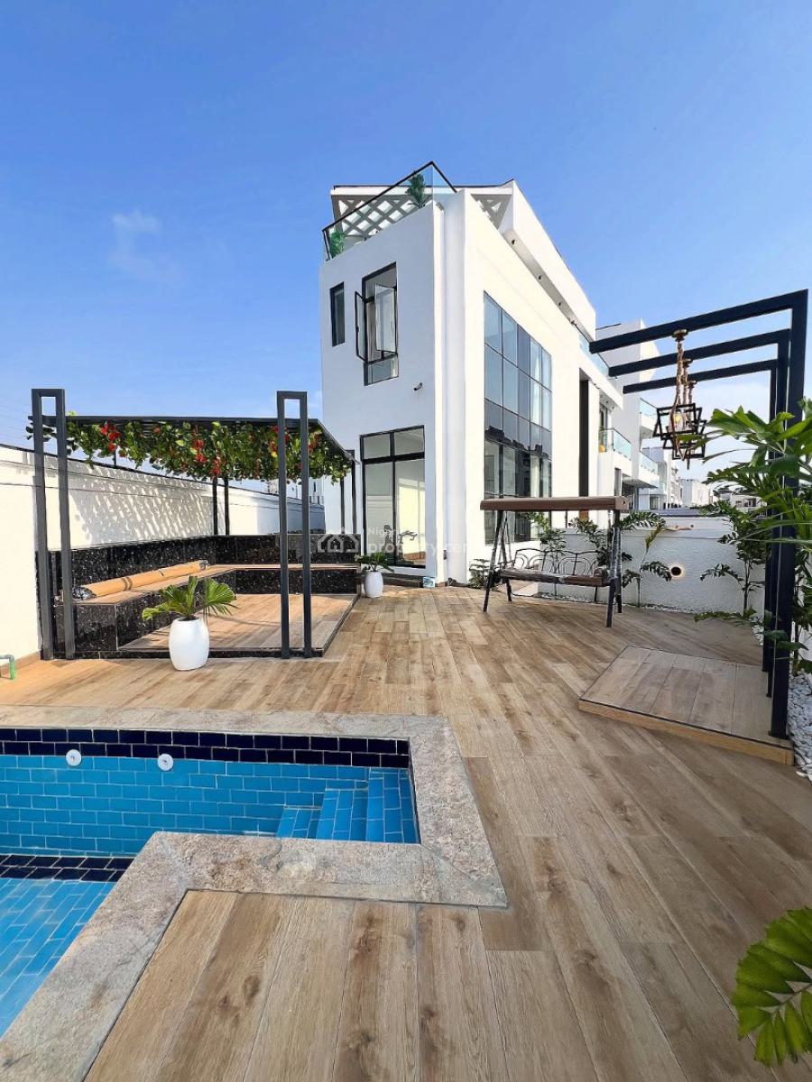 5 Bedroom Detached House with Swimming Pool, Chevron, Lekki, Lagos, Detached Duplex for Sale