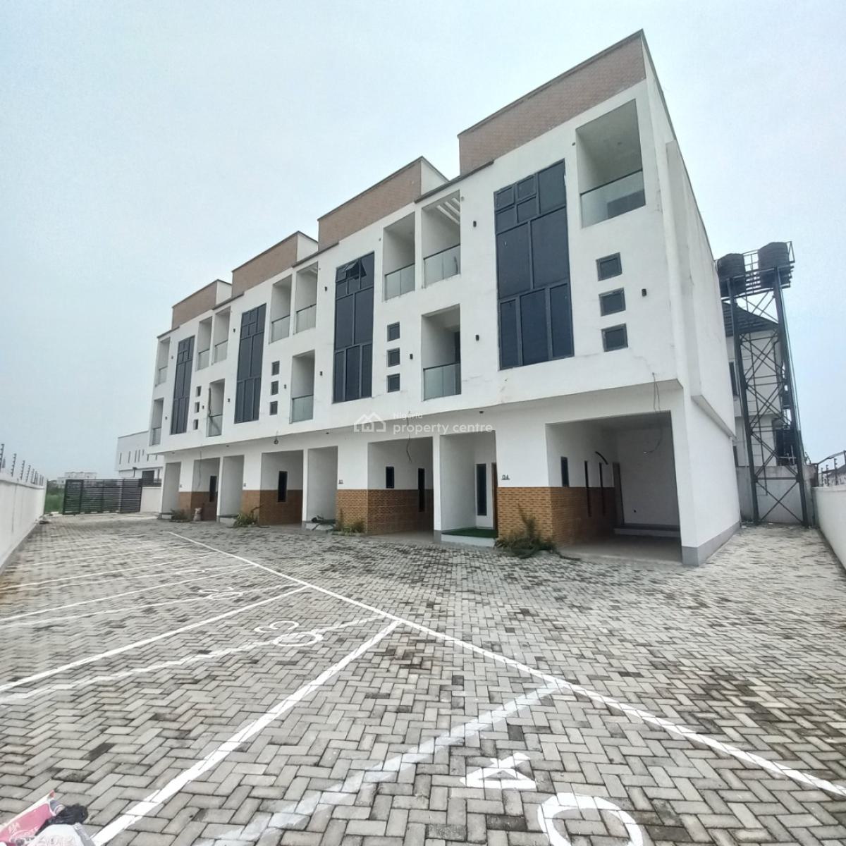 4 Bedroom Terrace Duplex with Bq, Chevron Drive, Chevron, Lekki, Lagos, Terraced Duplex for Sale
