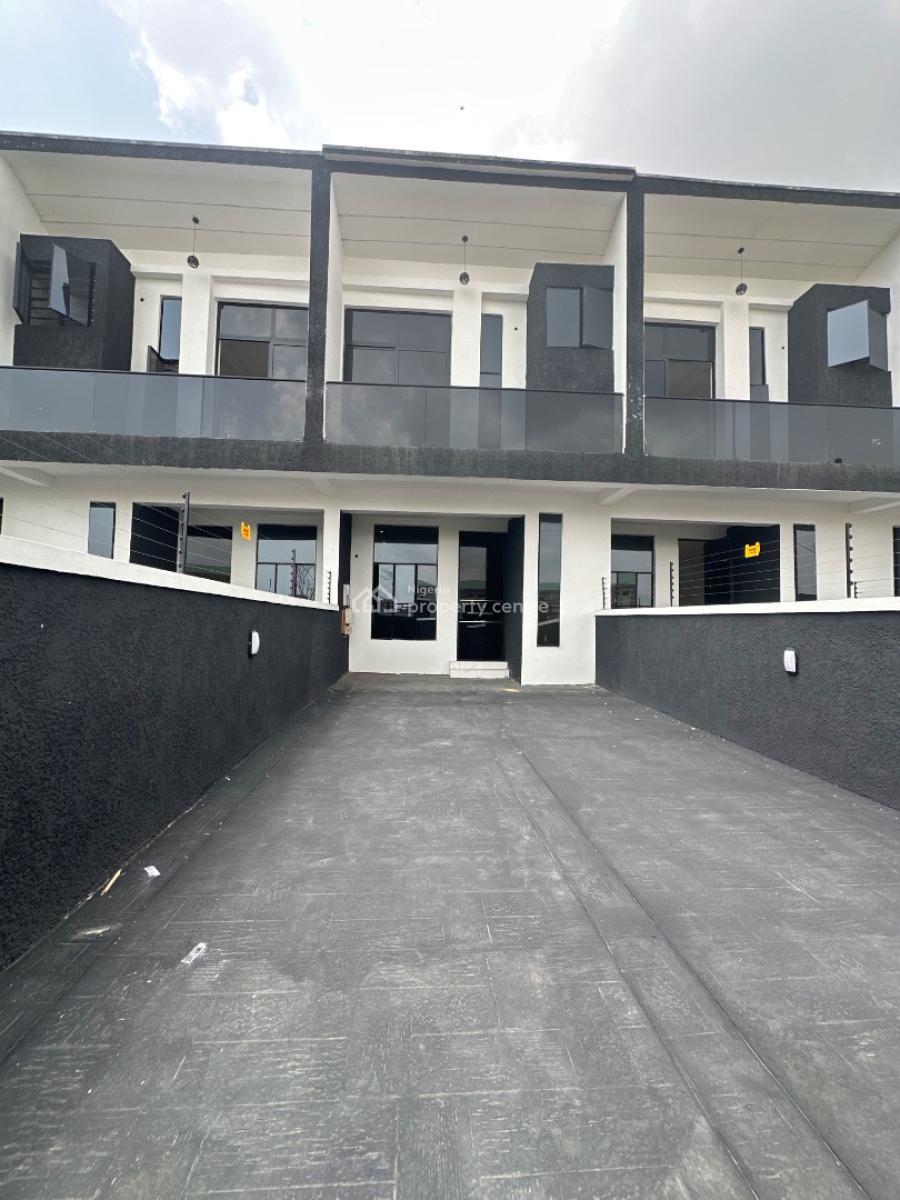 Spaciously Built 4 Bedroom Terrace Duplex with Bq, Ajah, Lagos, Terraced Duplex for Rent