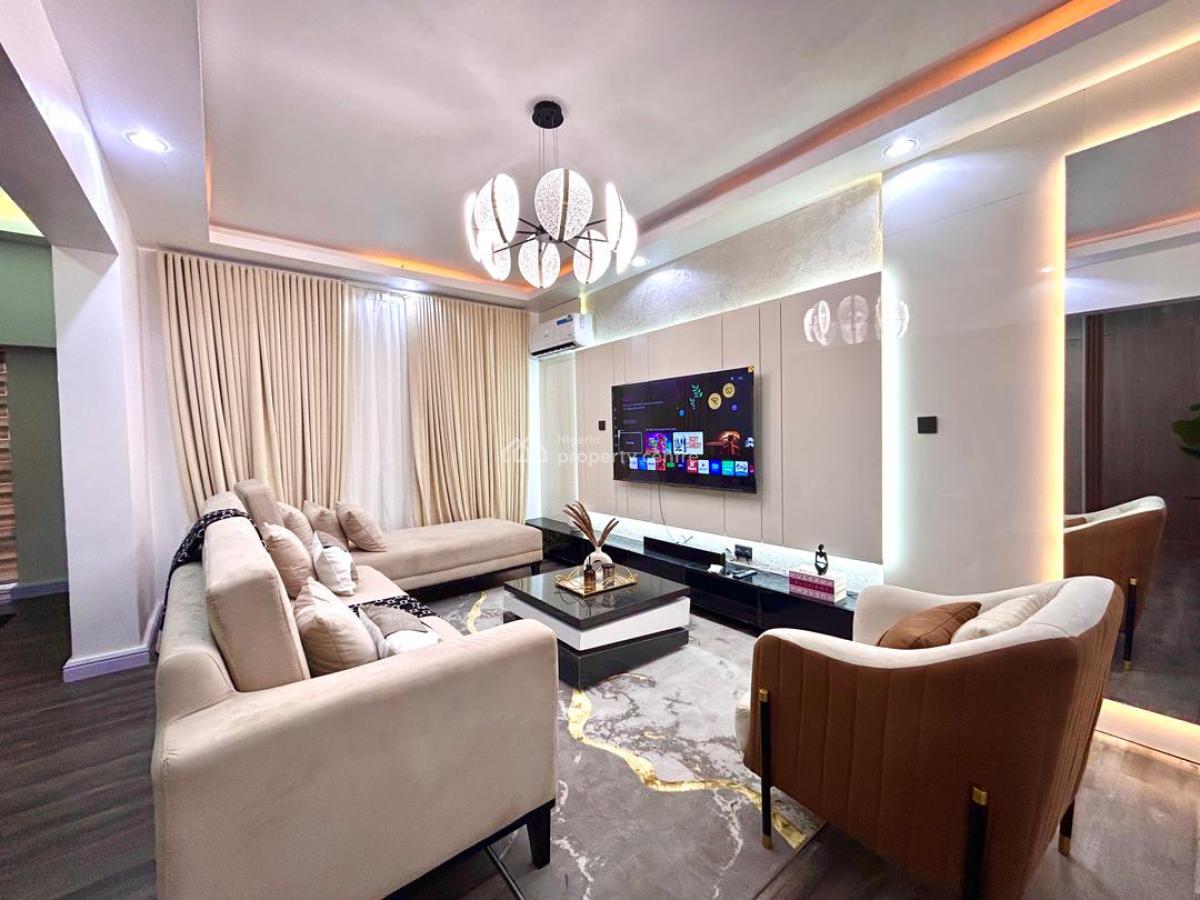 a Brand New Luxury 2 Bedroom with 2 Balconies, Ps5, Gym, Smart Door Lo, Lekki Phase 1, Lekki, Lagos, Flat / Apartment Short Let