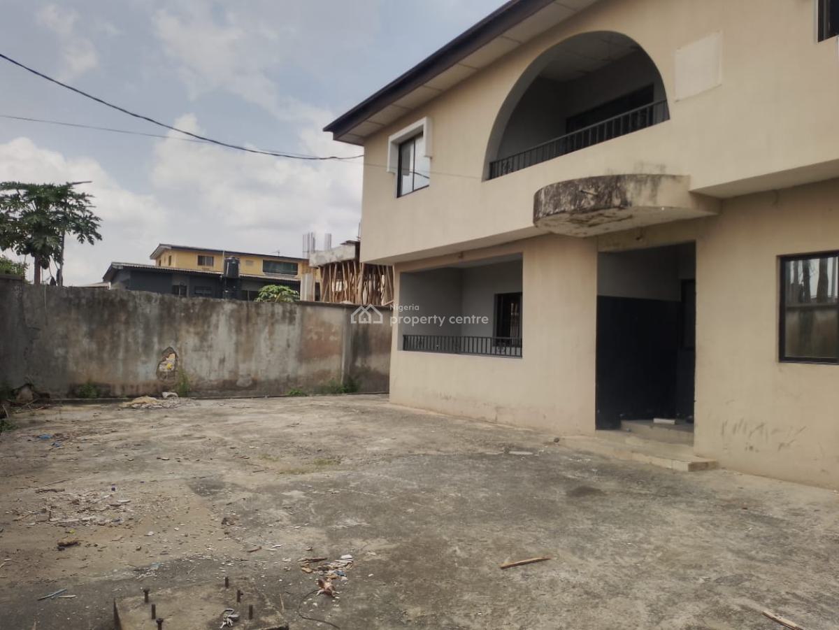 Wings of Massively Built 6 Bedroom Duplex Each + 6 Rooms B.q, International Airport Road, Isolo, Lagos, House for Rent