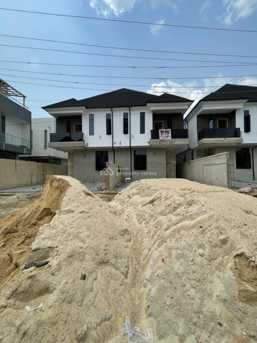 Modern Newly Built 4 Bedroom Semi Detached  Duplex with Bq, Orchid, Lekki, Lagos, Semi-detached Duplex for Sale