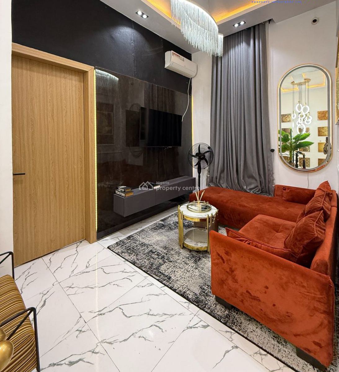 Taste of Freshness in a Fully Furnished 4-bedroom Semi_detached Duplex, Orchid Road, Lekki, Lagos, Semi-detached Duplex for Rent