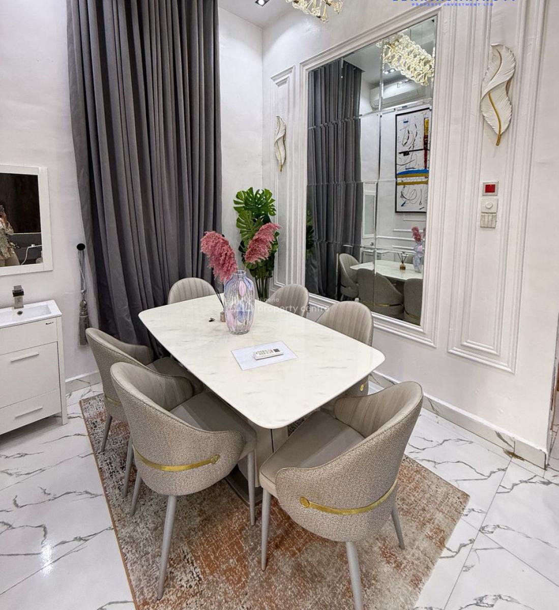 Taste of Freshness in a Fully Furnished 4-bedroom Semi_detached Duplex, Orchid Road, Lekki, Lagos, Semi-detached Duplex for Rent