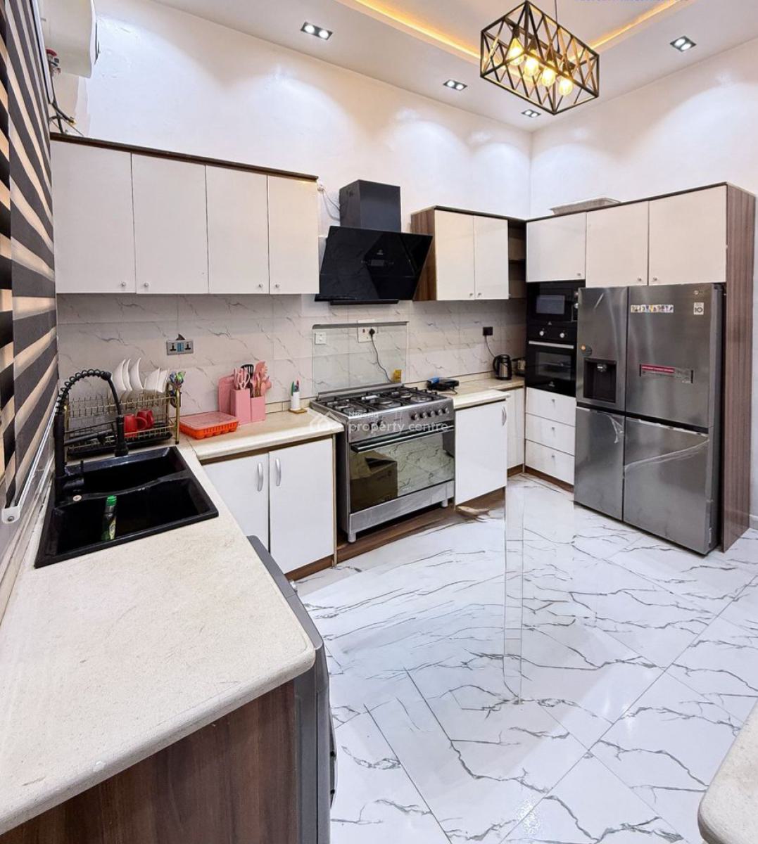 Taste of Freshness in a Fully Furnished 4-bedroom Semi_detached Duplex, Orchid Road, Lekki, Lagos, Semi-detached Duplex for Rent