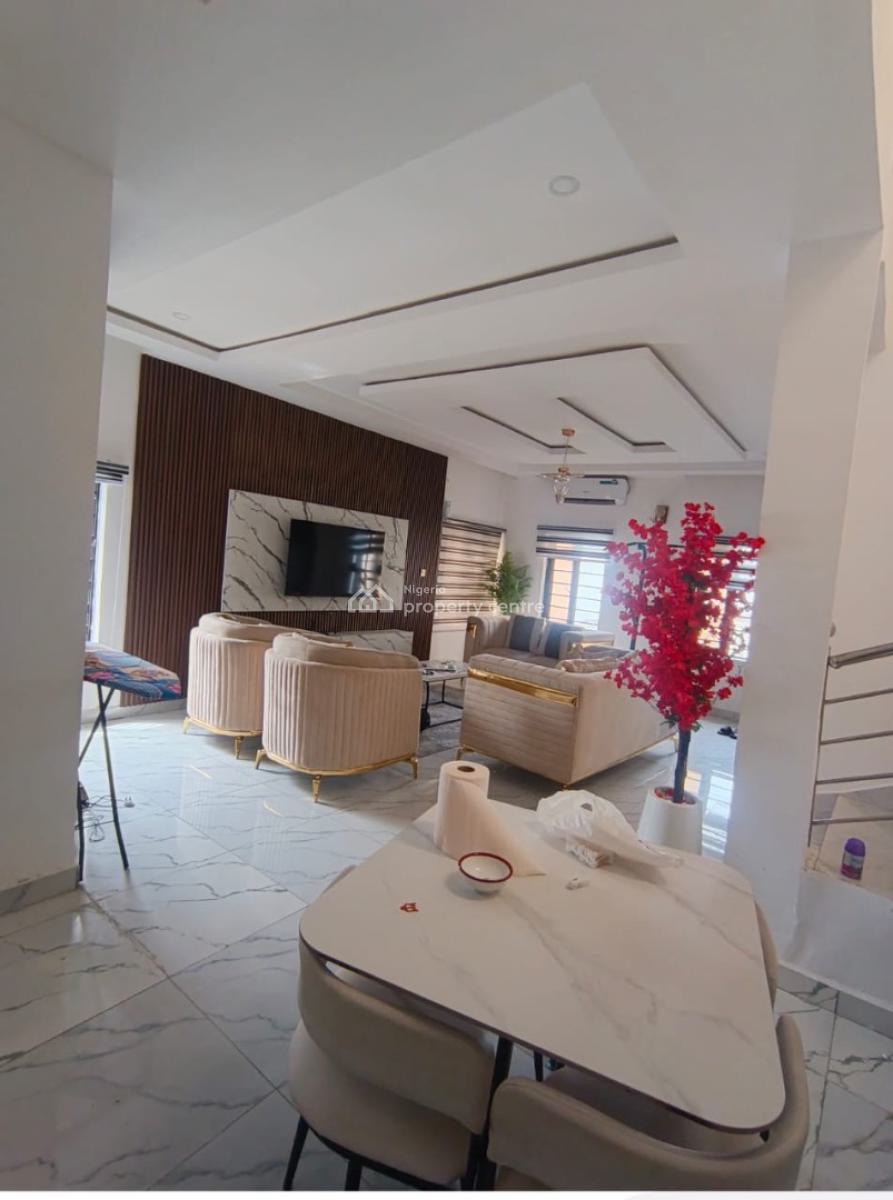 Luxury  Unfinished 4 Bedroom  Detached Duplex with Bq, Before Blenco Supermarket, Sangotedo, Ajah, Lagos, Detached Duplex for Rent