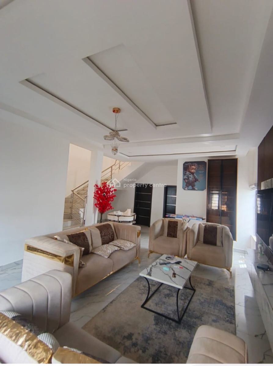 Luxury  Unfinished 4 Bedroom  Detached Duplex with Bq, Before Blenco Supermarket, Sangotedo, Ajah, Lagos, Detached Duplex for Rent