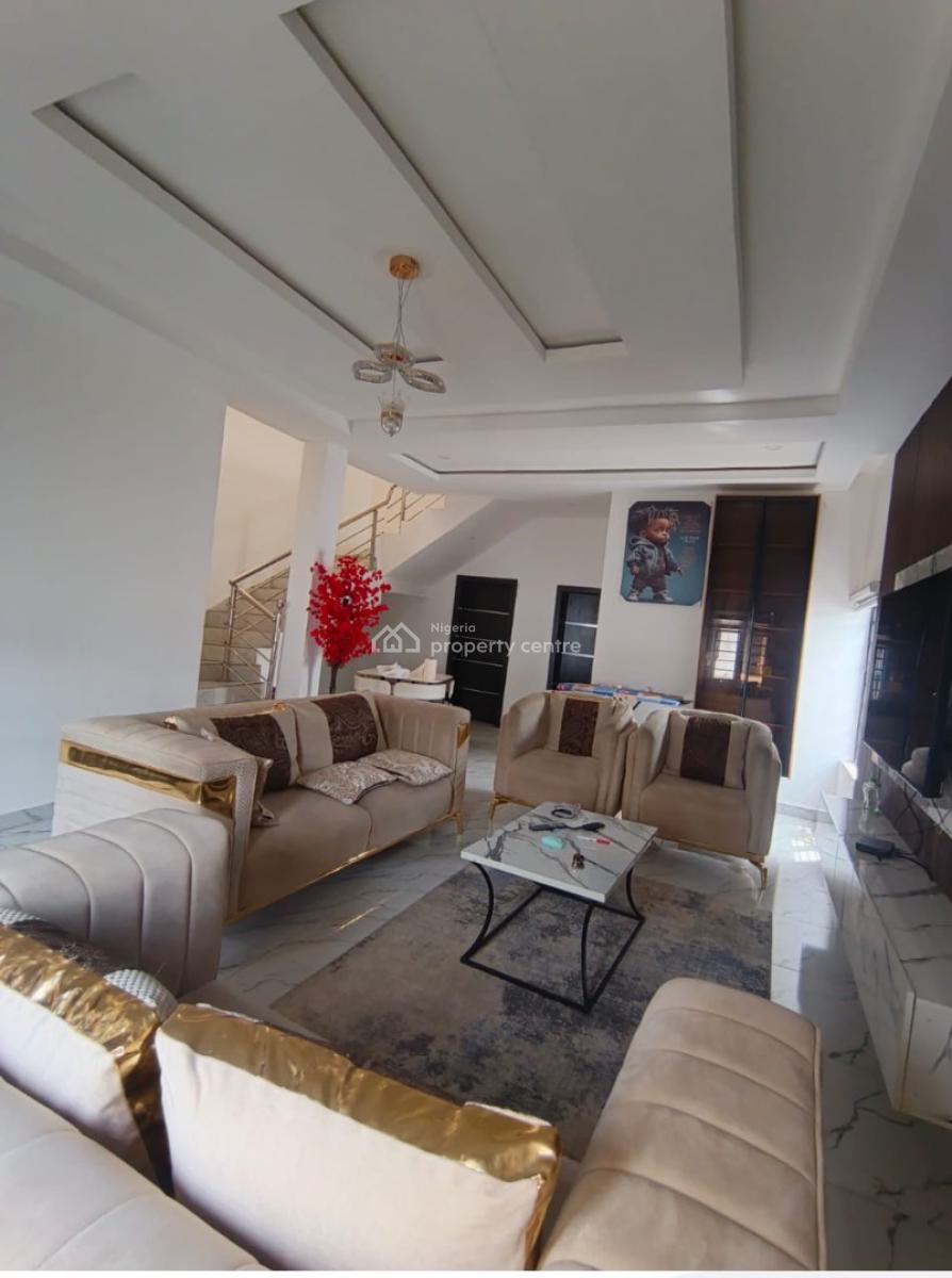 Luxury  Unfinished 4 Bedroom  Detached Duplex with Bq, Before Blenco Supermarket, Sangotedo, Ajah, Lagos, Detached Duplex for Rent