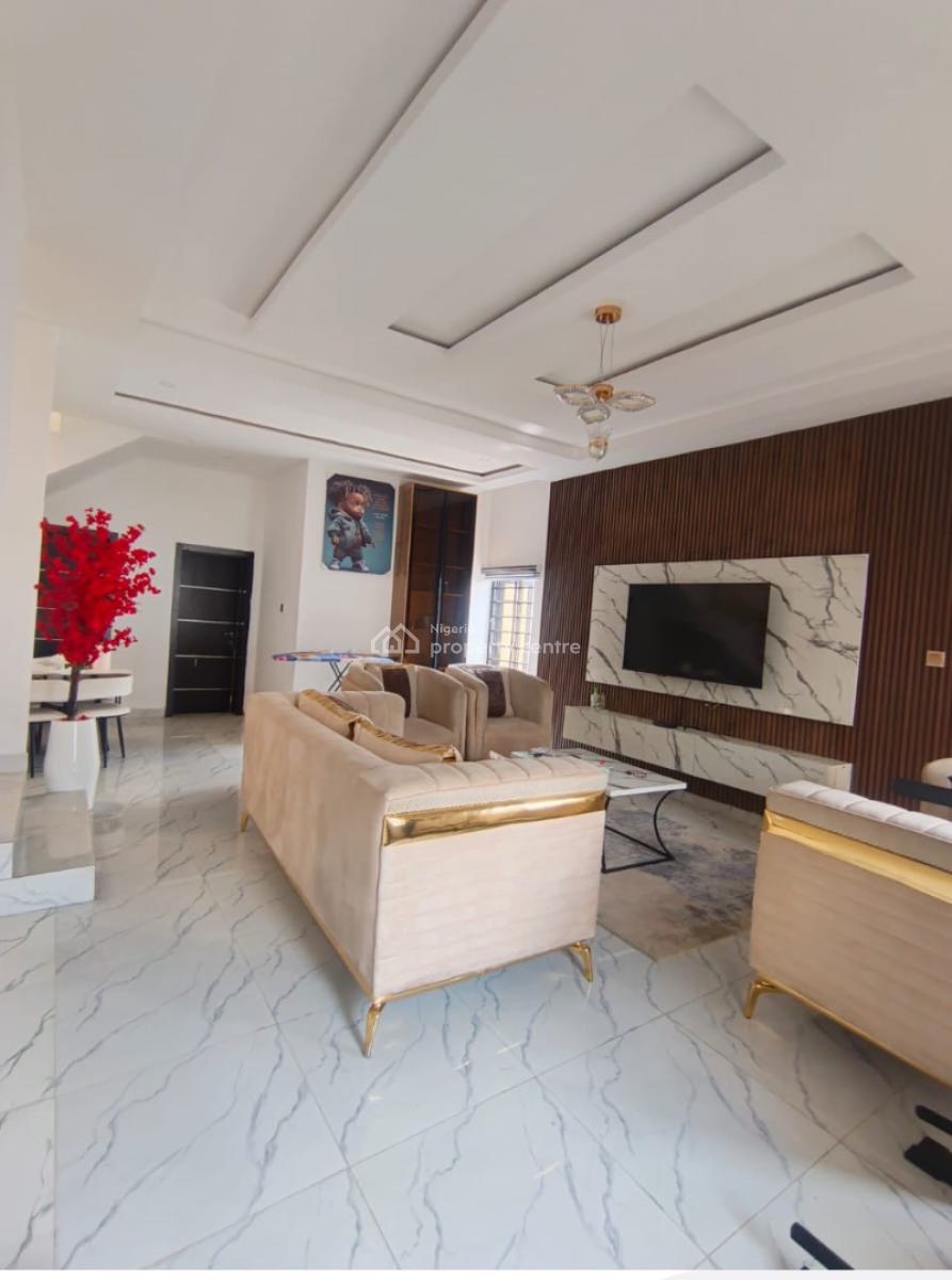 Luxury  Unfinished 4 Bedroom  Detached Duplex with Bq, Before Blenco Supermarket, Sangotedo, Ajah, Lagos, Detached Duplex for Rent