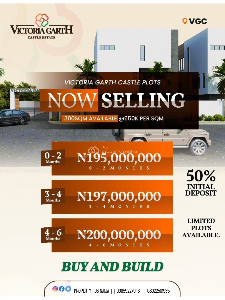 Residential Land Inside Vgc Estate Lekki with C of O, Inside Vgc Estate Lekki, Vgc, Lekki, Lagos, Residential Land for Sale