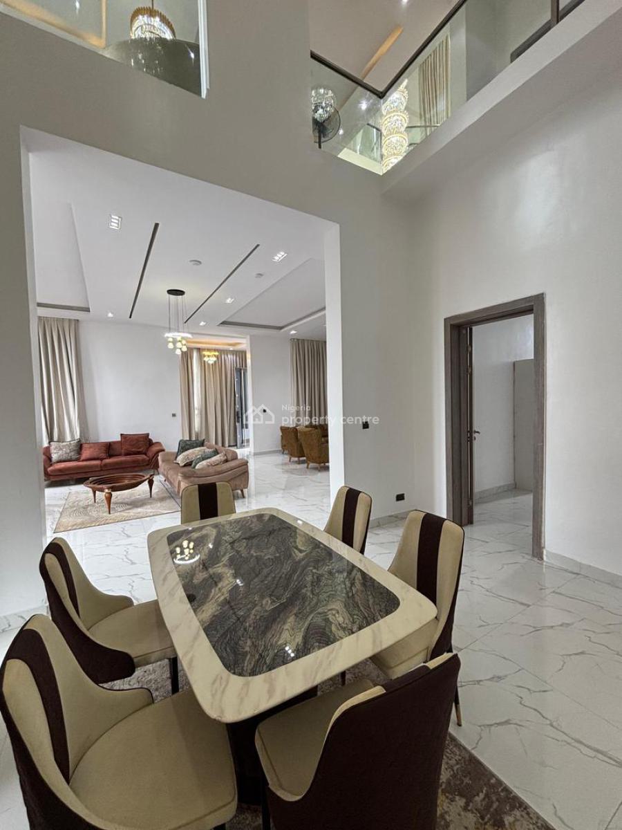 New Furnished 5 Bedroom Detached Duplex and Bq, Pinnock Beach, Osapa London, Osapa, Lekki, Lagos, Detached Duplex for Sale