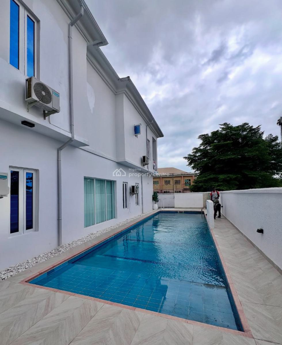 Luxurious 5 Bedroom Fully Detached with Swimming Pool, Ample Parking, Osapa, Lekki, Lagos, Detached Duplex for Sale