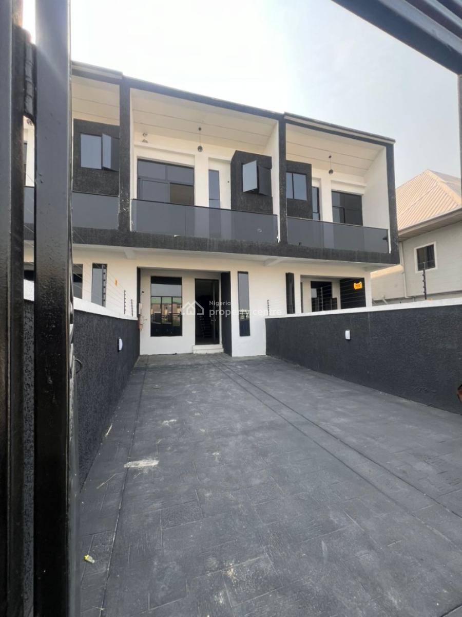 4 Bedroom Terrace Duplex with Bq, Ikota Gra Extension, Ikota, Lekki, Lagos, Terraced Duplex for Rent