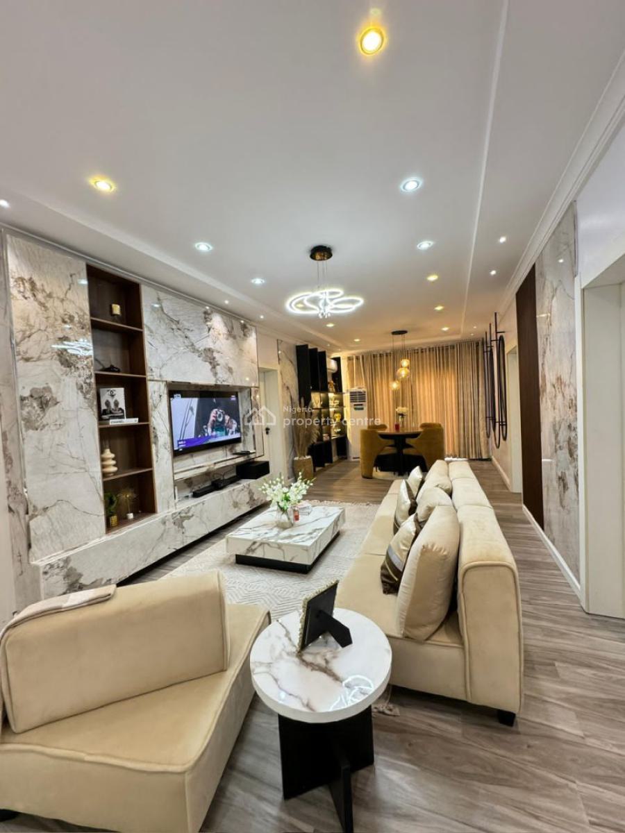 Luxury Fully Furnished & Service 3 Bedroom Terrace Duplex+bq+gym+pool, Off Admiralty Way, Lekki Phase 1, Lekki, Lagos, Terraced Duplex for Rent