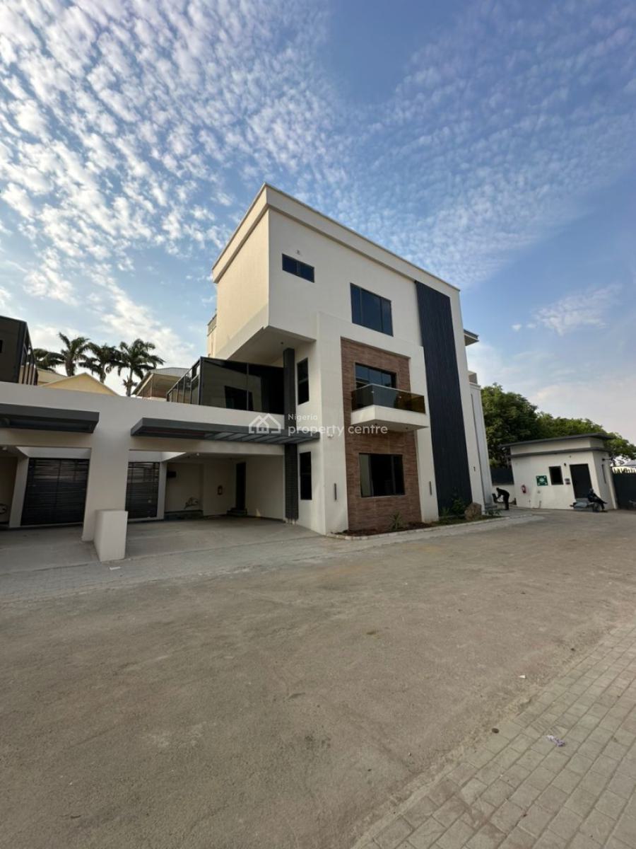 Lush and Exquisite 5-bedroom Detached Duplex with 1 Room Bq, Asokoro District, Abuja, Detached Duplex for Sale