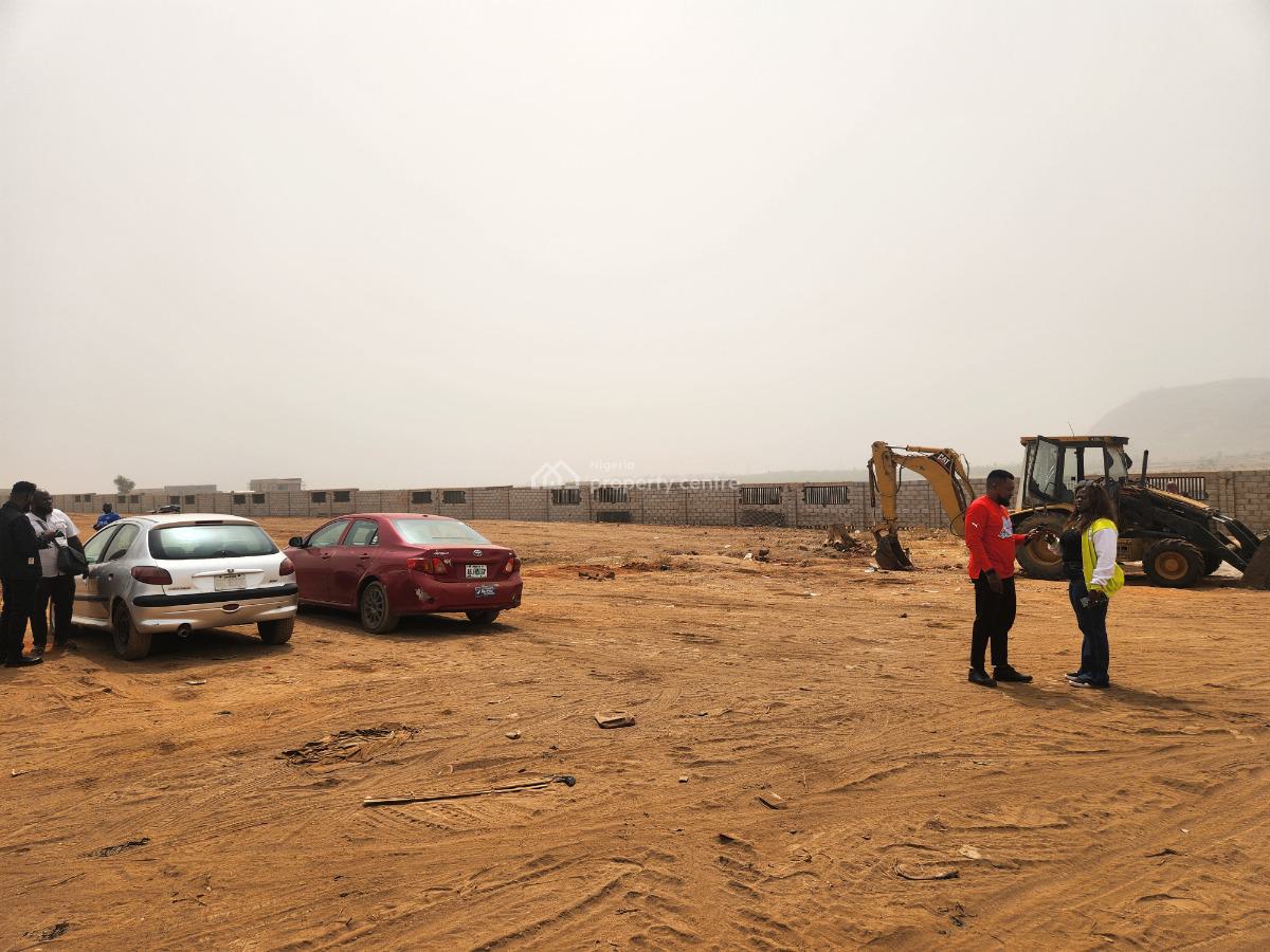 Site and Serviced 400sqms Land Suitable for 4 Bedrooms Fully Detached, Hutu Along Airport Road, Lugbe District, Abuja, Residential Land for Sale