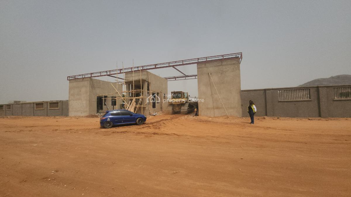 Site and Serviced 400sqms Land Suitable for 4 Bedrooms Fully Detached, Hutu Along Airport Road, Lugbe District, Abuja, Residential Land for Sale