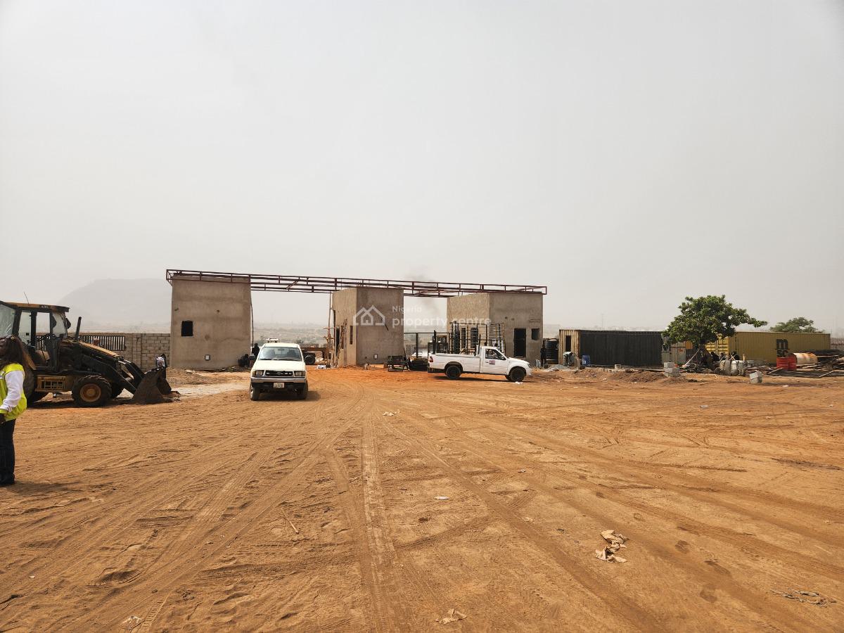 Site and Serviced 400sqms Land Suitable for 4 Bedrooms Fully Detached, Hutu Along Airport Road, Lugbe District, Abuja, Residential Land for Sale