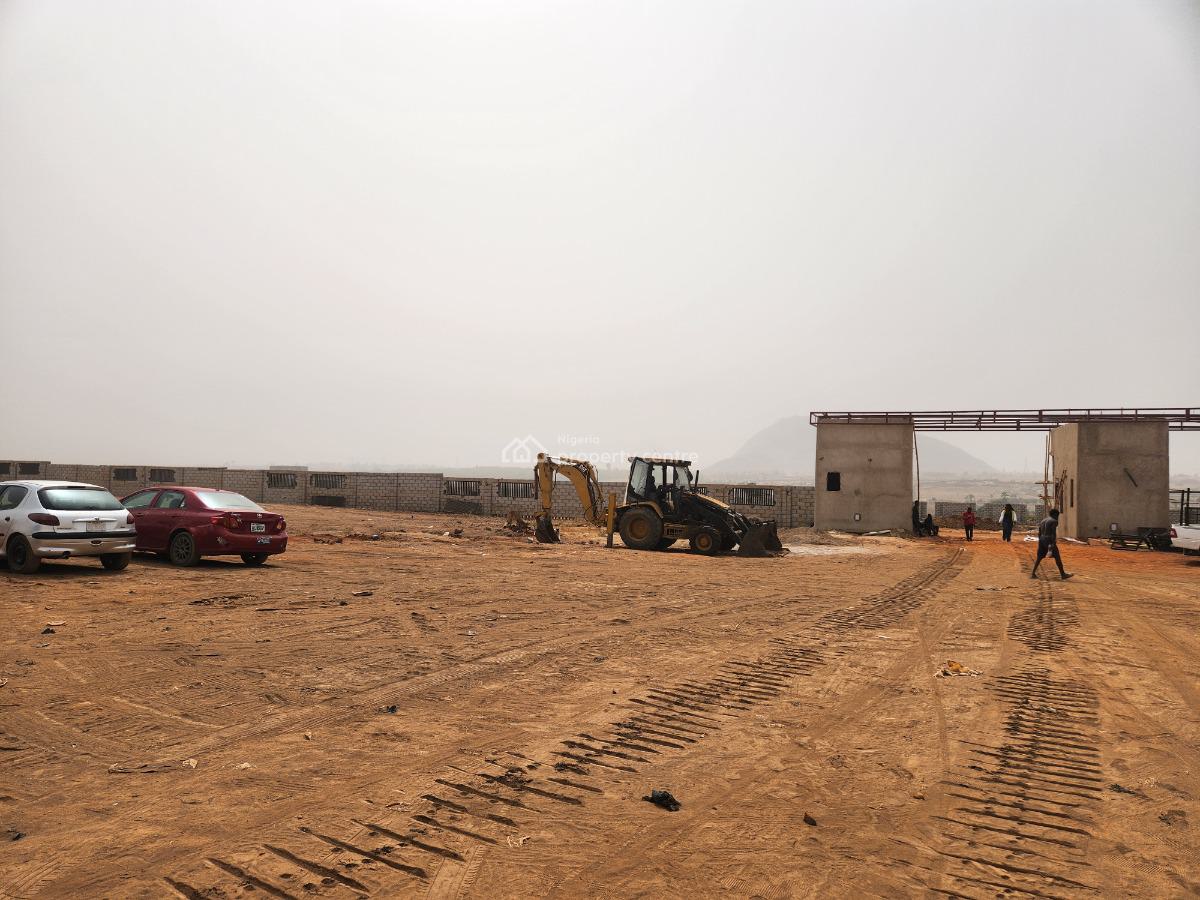 Site and Serviced 400sqms Land Suitable for 4 Bedrooms Fully Detached, Hutu Along Airport Road, Lugbe District, Abuja, Residential Land for Sale
