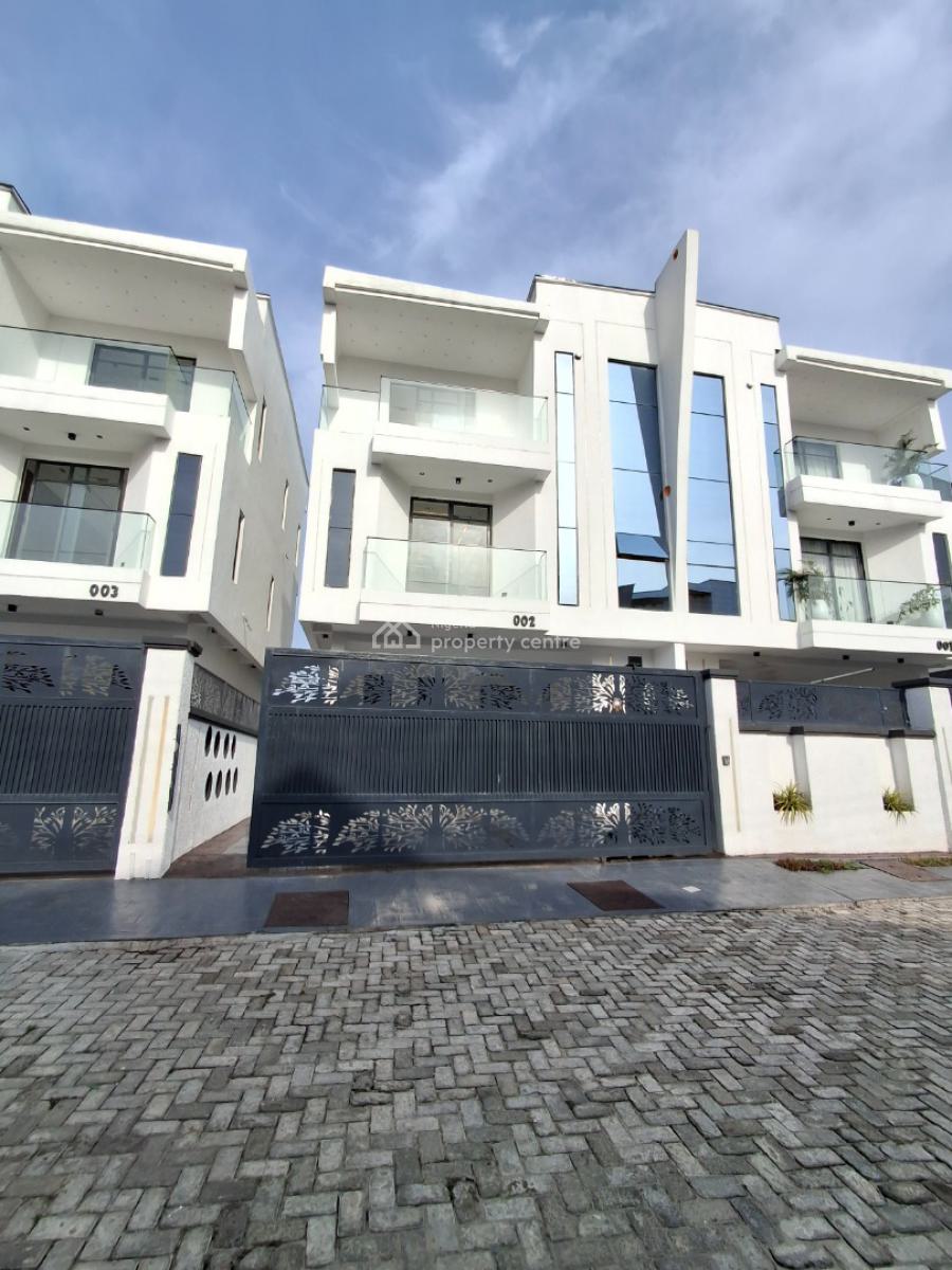 Newly Built 4 Bedroom Semi Detached Duplex with Bq, Agungi, Lekki, Lagos, Semi-detached Duplex for Sale